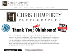 Tablet Screenshot of chrishumphreyphotographer.com